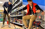 Mạc Hồng Quân sang Czech chăm vợ con, đăng ảnh làm lao công ở nước ngoài