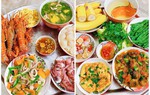 Những mâm cơm đầy ắp món, giá 400k dành cho chồng võ sư