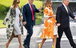 Đệ nhất phu nhân Melania Trump nghiện giày gót nhọn