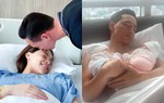 Hồ Ngọc Hà tỏ thái độ khi thấy cảnh Kim Lý "một nách hai con"
