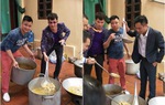 Xuân Bắc khoe nồi cháo "siêu to khổng lồ" nhà Tự Long, dân mạng: Có phải cháo đâu chú!