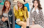 Ngoài 30, Quỳnh Nga hết mê "váy tiểu tam", chuyển sang lăng xê món phụ kiện đội đầu sang chảnh