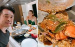 Được Dương Khắc Linh thiết đãi món tủ, Hà Hồ thích thú hứa gả luôn con gái