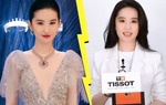Mới ngày nào fan còn ăn mừng vì Lưu Diệc Phi giảm cân, nay lại lộ mặt tròn vành vạnh