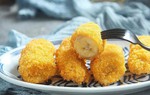 Trời lạnh làm bánh chuối chiên xù đơn giản, không cần ép quả vẫn tuyệt ngon
