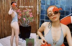 Con gái Mỹ Linh hiếm hoi khoe body chất ngất tuổi 18
