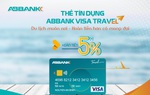 Hoàn tiền tới 5% khi mua sắm bằng thẻ ABBANK Visa Travel
