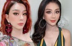 Tạm bỏ tóc dài quen thuộc, Lâm Khánh Chi giấu tuổi với tóc ngắn chấm vai, đeo nơ điệu đà