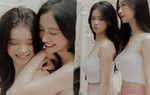 Đọ da trắng, eo thon Jun Vũ và Linh Ka được fans gọi là chị em sinh đôi