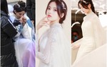 Sau khi bị mắng vì đưa giấy xì mũi cho trợ lý, mỹ nhân Cbiz mặc váy cưới