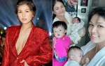 Hoa hậu sinh con thứ 6, trở thành "bà mẹ đông con nhất showbiz Việt"