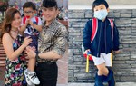 Con trai Đan Trường nhớ trường học sau kỳ nghỉ dài, đòi mặc đồng phục đi siêu thị