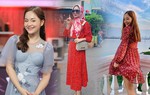 Lan Phương hoá già chát với cây đồ đỏ, kín từ đầu đến chân, hình tượng trẻ trung đâu rồi?