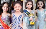 Hoa hậu nhí Thái Lan 6 tuổi cũng đã make-up đậm đà, 
đi giày cao gót tựa quý bà