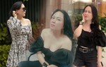 Diện cây đồ đen, Phượng Chanel vẫn nổi bật bởi thiết kế trễ nải khoe ngực đầy quyến rũ