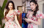 Á hậu Huyền My "ghi điểm" với kiểu tóc ngọt ngào
