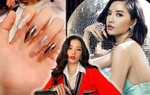 Đừng tô xanh đỏ tím vàng nữa, móng tay bạc lấp lánh mới là chân ái của quý cô Vbiz