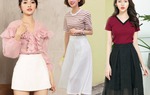 Diện chân váy xòe rất mát mẻ nhưng nàng cần biết cách chọn để che đi nhược điểm vóc dáng