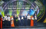 Vinh danh hơn 100 tác phẩm báo chí xuất sắc tại Lễ trao giải Báo chí Quốc gia lần thứ XIV