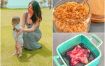Con không chịu ăn cá, Lan Khuê chế biến thành chà bông, nhìn thành quả mà bất ngờ