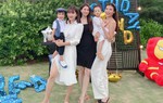 Tái ngộ nhân sinh nhật con trai: Thuý Diễm, Nguyệt Ánh khoe sắc sau sinh, Kha Ly ngóng tin vui