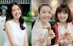 Á hậu Thuý Vân bụng bầu "vượt mặt", được mẹ chồng cưng chiều dẫn đi mua sắm