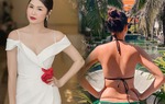 Khoe dáng nuột nhưng nước da xuống hẳn vài tông của bà xã Đăng Khôi mới đáng chú ý