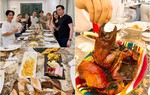 Đăng Khôi, Dương Khắc Linh làm tiệc hoành tráng đãi 2 bà bầu mới và "mẹ bỉm" Khánh Thi