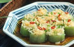 Không nấu canh, vợ đem mướp hấp kiểu này chồng tưởng mua ngoài hàng vì trông quá sang chảnh