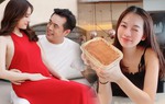 Bầu song thai đã 4 tháng, bà xã Dương Khắc Linh vẫn giữ nguyên làn da láng mịn, tươi tắn