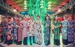 NTK Nhật Dũng ra mắt 2 bộ sưu tập Áo dài ở phố đi bộ Nguyễn Huệ