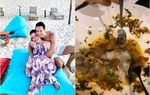Dẫn người yêu về quê, bà bầu Hồ Ngọc Hà ăn "đã đời" đặc sản quê nhà không biết chán