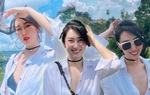 Biến hóa với sơ mi trắng nghiêm túc trở nên cuốn hút, tinh tế, gợi cảm của Thuý Ngân 