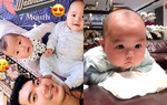 Tan chảy trước biểu cảm của cặp song sinh nhà siêu mẫu Trương Nam Thành