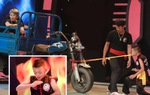 Cậu bé 10 tuổi nhảy xuống thủy tinh, dùng răng kéo Lê Giang và xe lôi gần 900kg