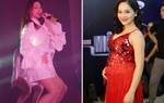 Vất vả vác bụng bầu đi làm, Đông Nhi được khen, Angela Baby lại bị chỉ trích