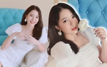 Fans của Đỗ Mỹ Linh đi thi Hoa hậu, nhan sắc, gu ăn mặc không hề thua kém thần tượng