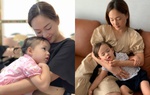 Lan Phương xót cảnh con gái nôn mửa, vào bệnh viện vẫn ôm mẹ không rời