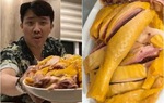 Trấn Thành vào bếp thể hiện tài chặt gà "chuẩn không cần chỉnh"