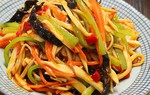 Nấm đùi gà xào thập cẩm chay vừa giòn lại ngon hơn cả thịt