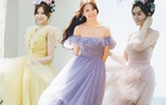 Mải ngắm Hari Won diện váy đầm màu pastel, không ai ngờ cô đã chạm ngưỡng 35