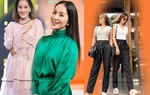 Diện bộ đồ đẹp nhưng đi dép lê xuề xoà, Khánh Thi đánh rơi thần thái sang trọng vốn có