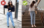 Dù quần jeans ống đứng, dễ tính đến mấy thì bạn cũng đừng chọn bừa kiểu dáng này
