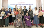 100% phụ nữ khuyết tật được trợ giúp