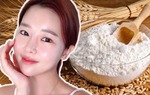 Đắp mặt nạ cám gạo, sau 2 tuần da sáng, mụn hết dần
