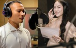 HH Tuyết Nga được tặng bài hát tri ân các bác sĩ tuyến đầu, thể hiện cùng 2 cầu thủ