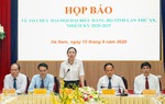 Đại hội đảng bộ cấp tỉnh nhiệm kỳ 2020 - 2025 đầu tiên trong cả nước sẽ diễn ra vào tuần tới