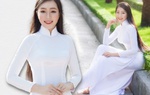 Thí sinh nhỏ tuổi nhất Hoa hậu Việt Nam khuynh đảo dân mạng khi diện áo dài trắng