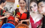 Lần đầu làm gái đảm, "công chúa" Lâm Khánh Chi được chồng trẻ khen "nổ mũi"