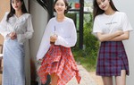 Những kiểu chân váy kẻ caro xinh xắn, chị em diện lên vừa nổi bật lại “hack” tuổi triệt để